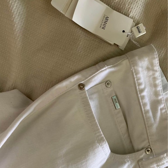 Emporio Armani mens premium white denim - Picture 4 of 4